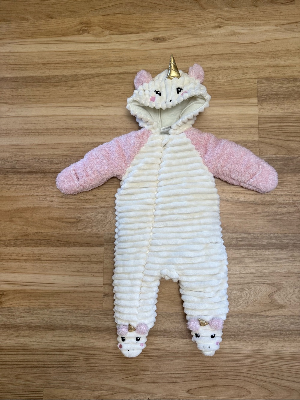 Koala Baby 1-Piece Plush Hooded Pram Suit Unicorn 3 - 6 M Fleece Snowsuit